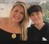 Záion retribuiu o carinho da mãe, Mari Alexandre: ‘Te amo’