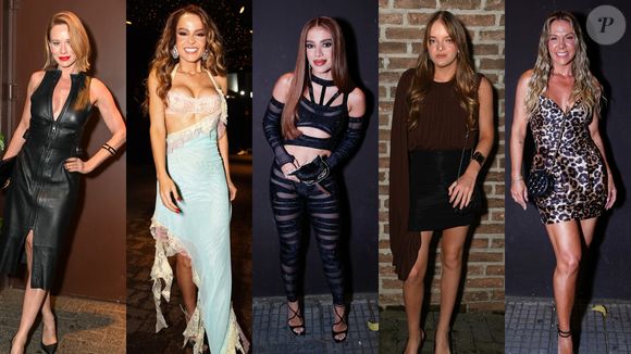 Com look ousado, Anitta recebe famosos em festa de aniversário luxuosa; veja fotos de Maiara, Rafaella Justus, Ticiane Pinheiro e mais!