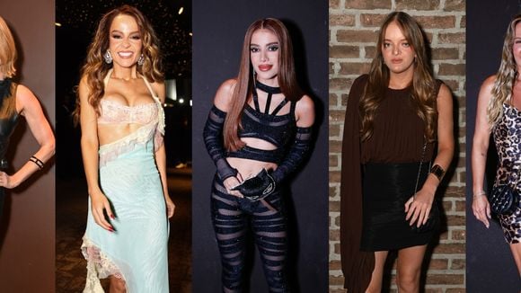 Decotão, transparência, animal print: com look ousado, Anitta recebe famosos em festa de aniversário luxuosa; veja fotos de Maiara, Rafa Justus, Ticiane e mais!