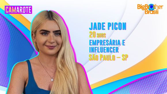 Quando foi anunciada no 'BBB 22', Jade Picon estava loira platinada