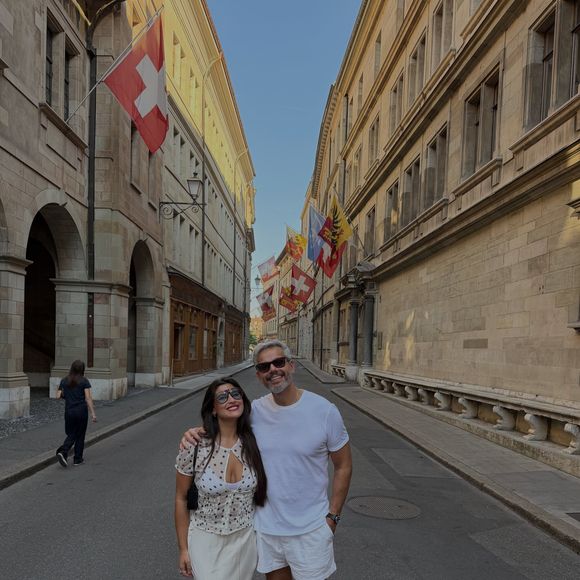 Giulia Costa e Otaviano Costa viajaram juntos para a Suíça e compartilharam fotos da primeira viagem internacional a sós