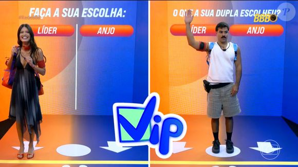 Vitória Strada e Mateus no 'BBB 25': dupla está no VIP