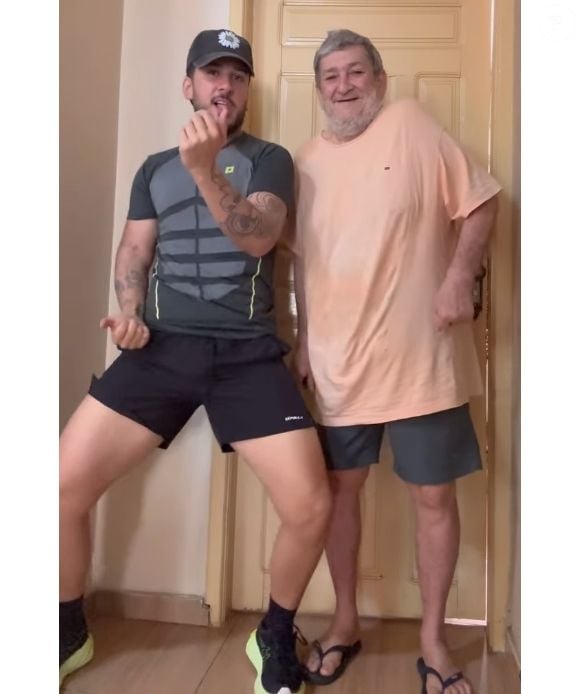 Seu Boinha, pai do influencer Francisco Garcia, ficou famoso na época da pandemia de Covid-19 ao gravar vídeos com o filho