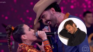 Provocação? Clima de intimidade entre Wanessa e Luan Pereira na TV faz web criar teorias sobre Dado Dolabella