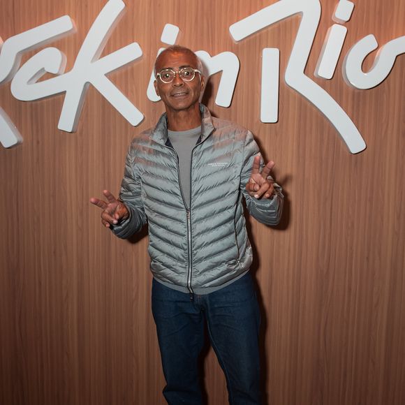 Romário no 3º dia do Rock in Rio