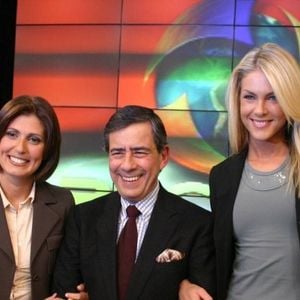 2004 - No Tudo a Ver, Hickmann aprendia tudo sobre televisão ao lado de Paulo Henrique Amorim e Janine Borba
