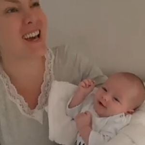 Alexandre Jr., filho de Ana Hickmann, nasceu no dia 07 de março de 2014