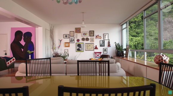 Uma vista panorâmica do apartamento belíssimo de Letícia Colin no Rio de Janeiro