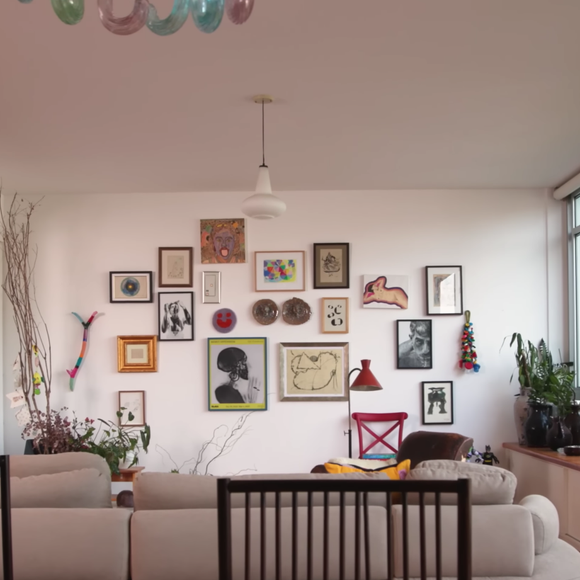 Uma vista panorâmica do apartamento belíssimo de Letícia Colin no Rio de Janeiro
