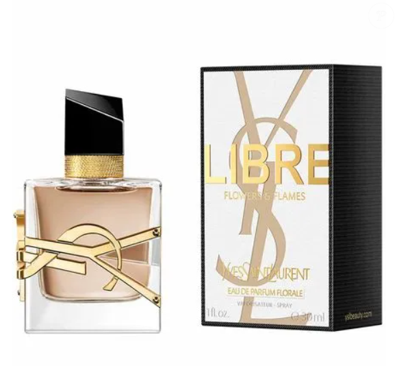 Libre Flowers & Flames, Yves Saint Laurent: uma releitura mais ousada e vibrante do clássico Libre, da Yves Saint Laurent, com destaque para notas florais incandescentes.