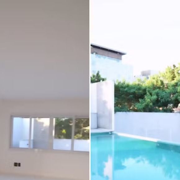 É na piscina que Juliette publica alguns dos principais registros de suas redes sociais