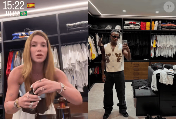 Fãs não perdoam: Virgínia apaga fotos após aparecer no closet e na academia semelhantes da mansão de Vini Jr. em Madri