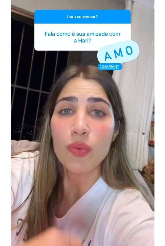 Filha de Leonardo exaltou relação da cunhada Hariany Almeida com sua família: 'Fixou. É uma propriedade nossa'