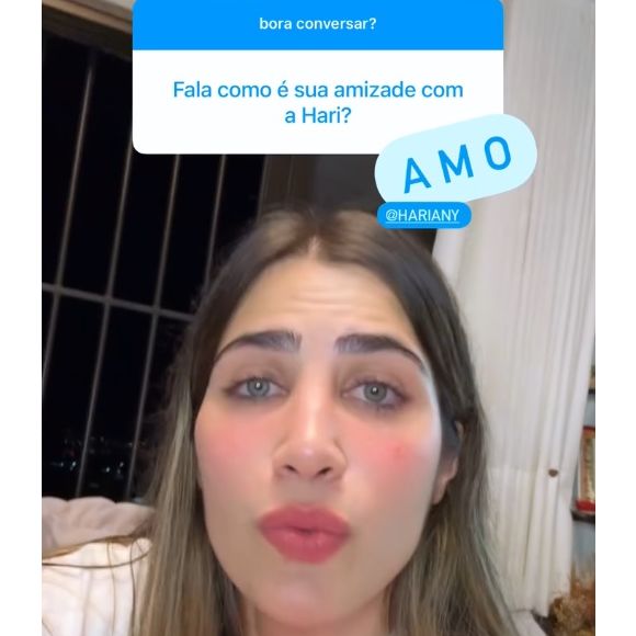 Filha de Leonardo exaltou relação da cunhada Hariany Almeida com sua família: 'Fixou. É uma propriedade nossa'