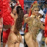 Surra de bumbum! Deborah Secco e Viviane Araújo elegem fio-dental para ensaio de Carnaval e beleza da dupla impressiona