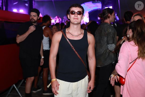 Caio Manhente no Ensaios da Anitta na Marina da Glória, Rio de Janeiro, neste último sábado, 8 de fevereiro de 2025