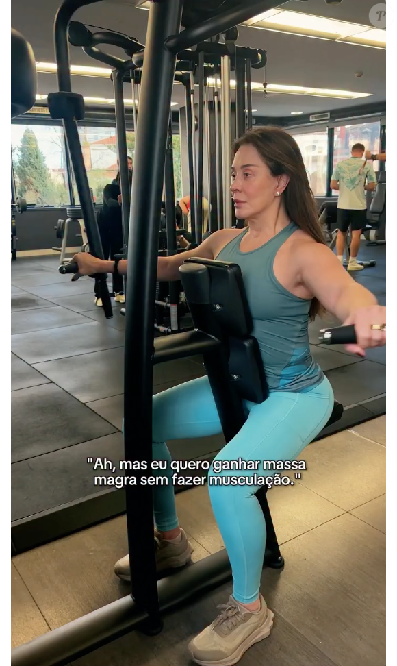Claudia Raia, por exemplo, tem um corpo impressionante e não pula os treinos, independente do seu estado físico