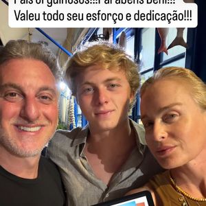 Luciano Huck compartilha orgulho pela aprovação do filho Benício e revela nova etapa na vida do jovem universitário.