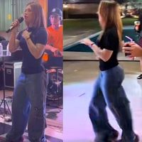 Nova rainha da Grande Rio, Virginia samba de jeans em festa de São João e web cutuca: 'Parecendo Carreta Furacão'
