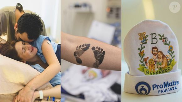 Filho de Dani Calabresa já nasceu! 9 dias após o parto, humorista revela nascimento de Bernardo, fruto de casamento com Richard Neuman: 'Agora tá aqui fora'