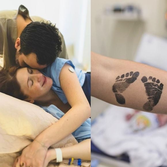 Filho de Dani Calabresa já nasceu! 9 dias após o parto, humorista revela nascimento de Bernardo, fruto de casamento com Richard Neuman: 'Agora tá aqui fora'