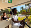 Vini Jr. virou alvo da zoeira de Virginia Fonseca durante as férias no Caribe. A influenciadora mostrou o momento em que o jogador perdeu o controle de um carrinho de golfe