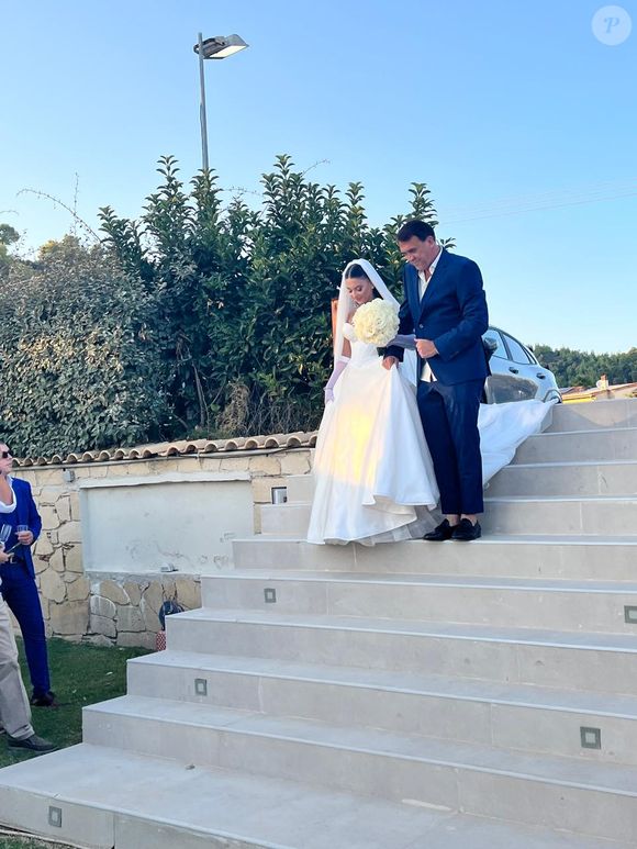 Casamento da filha de Petkovic: jogador conduziu Inês, sua caçula ao altar