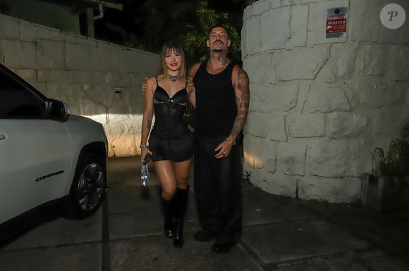 Filipe Ret e a namorada prestigiaram Anitta