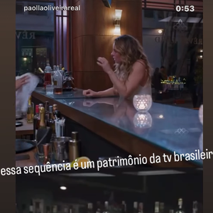 Nesta terça-feira (29), Ciro Sales compartilhou uma postagem em seu perfil no Instagram, para enaltecer a atuação ao lado de Paolla Oliveira, na novela 'Vale Tudo'.