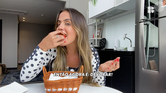 Carol Peixinho: "É uma receita muito deliciosa, muito prática, saudável, econômica... é tudo de bom gente! Pãozinho de queijo lá de Minas"