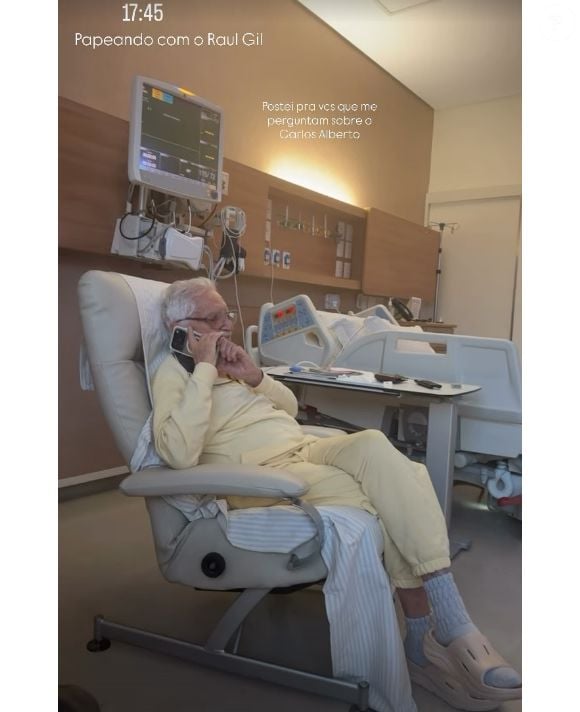 Carlos Alberto de Nóbrega recebeu ligação de Raul Gil um dia antes de ser operado no coração