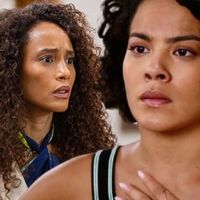 BOMBA DO DIA em 'Vale Tudo' (25 de agosto): A casa caiu, Faty! Maria de Fátima se choca com romance de Odete e César, e Raquel retoma vida humilde de vendedora na praia