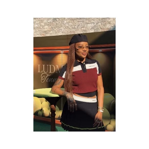 Foto de Ludmilla em sua festa de aniversário; cantora convidou Chaiany