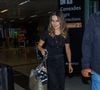 Sandy fez uma aparição rara neste sábado, dia 28 de fevereiro, em um aeroporto de São Paulo