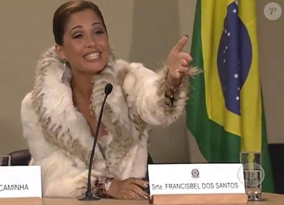Bebel, vivida por Camila Pitanga em 'Paraíso Tropical', parou em uma CPI no último capítulo a novela