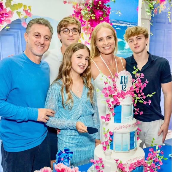 Luciano Huck é esposo de Angélica, e pai de Benício, de Joaquim e de Eva.