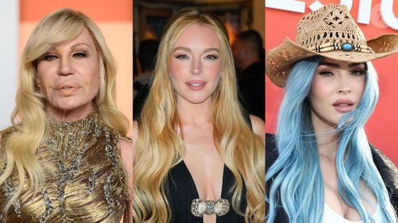Facelift é a nova harmonização?! Lindsay Lohan, Megan Fox, Donatella Versace e mais famosos viraram polêmica por procedimento no rosto