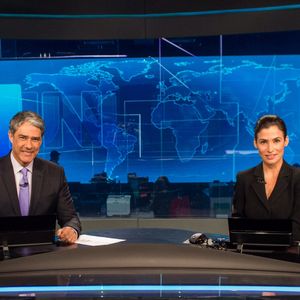 William Bonner atualmente divide a bancada do 'Jornal Nacional' com Renata Vasconcellos
