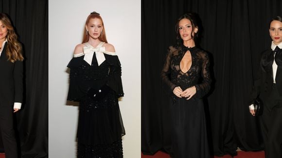 Marina Ruy Barbosa de vestido brilhante com laço, Flávia Alessandra e Débora Falabella de smoking e mais: os looks das famosas em evento de cinema (e moda!) em Gramado