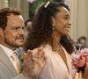 A amizade de Raquel (Tais Arujo) e Poliana (Matheus Nachtergaele) incomoda Aldeíde (Karine Teles). na novela 'Vale Tudo', capítulo de quinta-feira 17 de julho de 2025