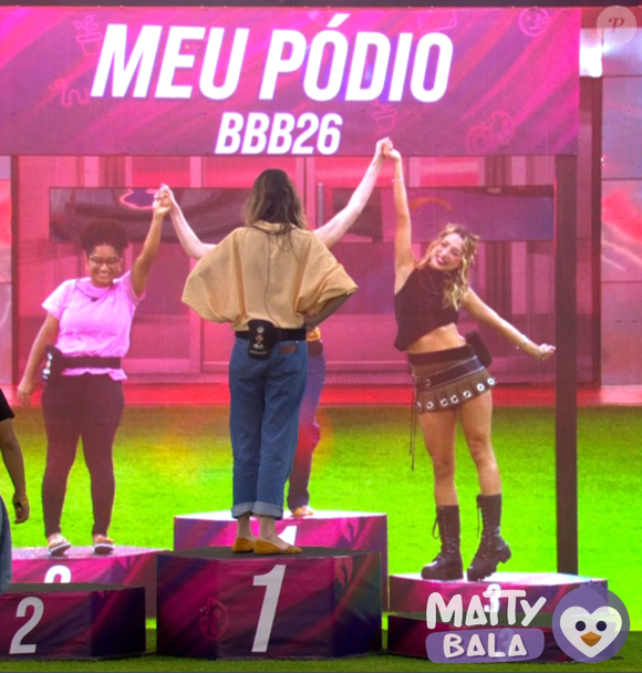 Na primeira semana do 'BBB 26', Ana Paula Renault escolheu Milena e Samira no pódio; desta vez, a veterana colocou Juliano no lugar da gaúcha