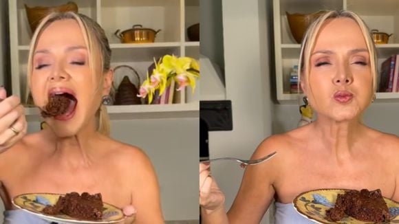 Bolo de chocolate é bom, mas essa versão crocante da Eliana é ainda melhor: fácil de fazer, lembra um brownie e seus filhos vão amar
