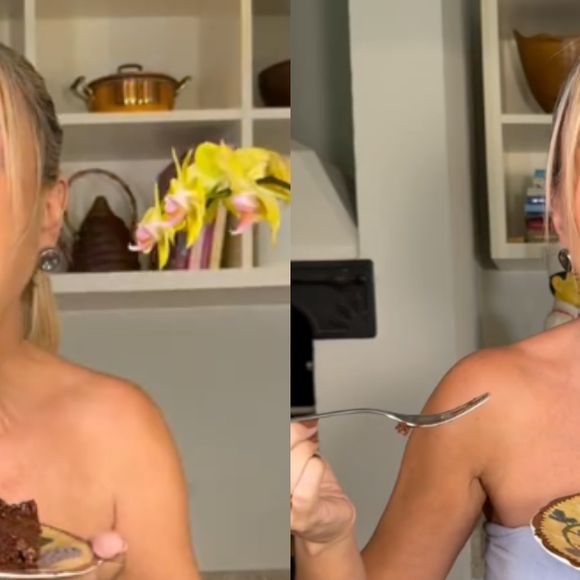 Bolo de chocolate é bom, mas essa versão crocante da Eliana é muito melhor: fácil de fazer, lembra um brownie e seus filhos vão amar