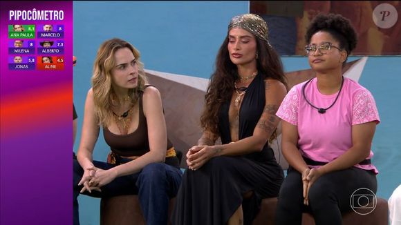 Ana Paula Renault enfrenta Aline Campos e Milena no primeiro Paredão do 'BBB 26'