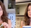 Aos 52 anos, Letícia Spiller toma iogurte proteico com manga e granola na dieta: 'Salva a rotina'