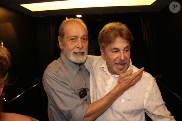 Gracindo Jr. fez filmes com 'Os Trapalhões', dirigiu o grupo na TV, foi ator, diretor e produtor, passou por Tupi, Excelsior, Globo, Record e Manchete e atuou em peças de teatro, novelas e filmes - na foto com Edwin Luisi