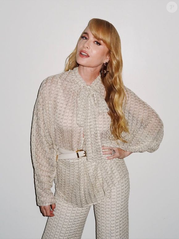 Angélica elegeu um look da casa de moda italiana Missoni