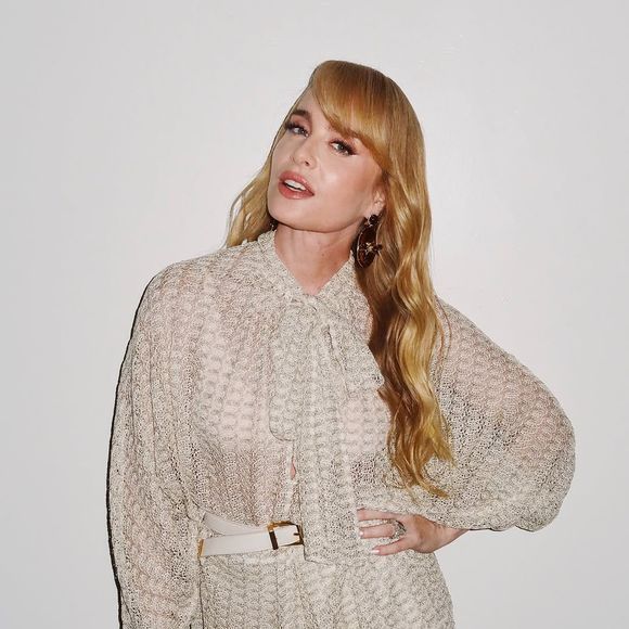 Angélica elegeu um look da casa de moda italiana Missoni