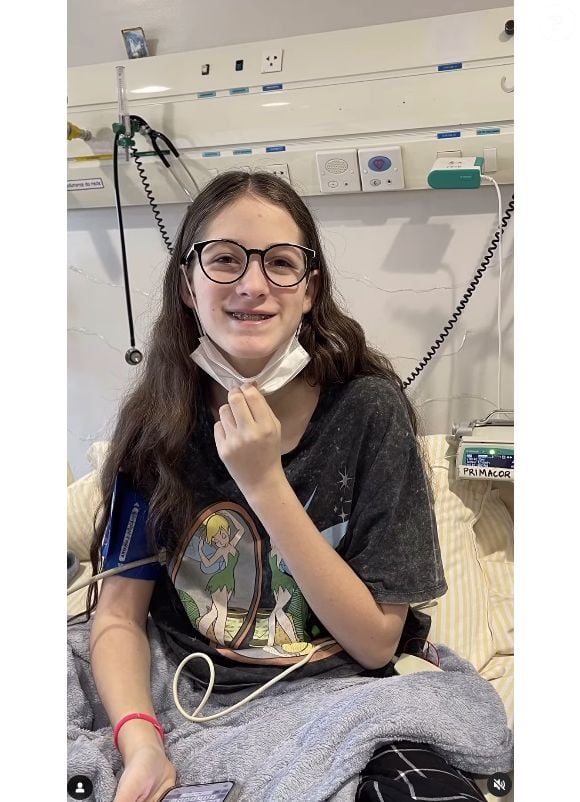 Anne Marie, filha de Schynaider Moura, foi acometida por uma cardiomiopatia dilatada