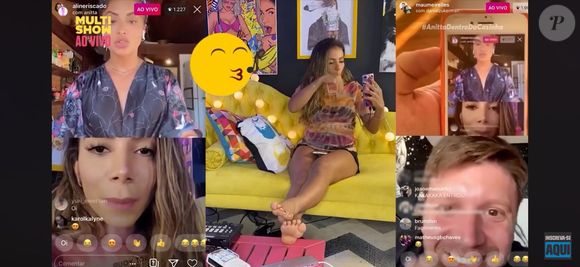 Assobiando, Aline quis saber da vida sexual de Aline Campos, antes do BBB 26